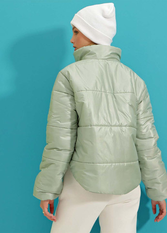Мятная демисезонная куртка Trend Alacati Stili