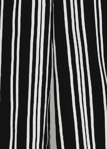 Комбинезон H&M комбинезон-брюки полоска чёрно-белого кэжуал полиэстер