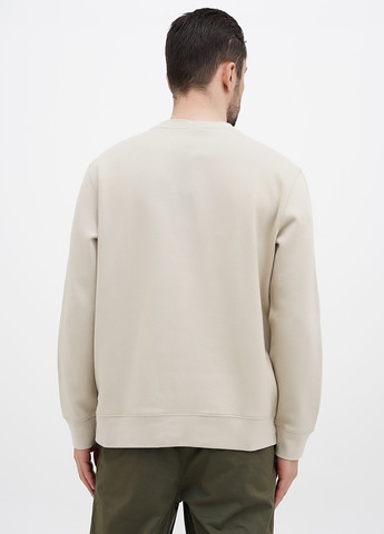 Світло-бежевий світшот H&M напис без декору (314854578)