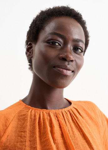 Помаранчева блуза C&A