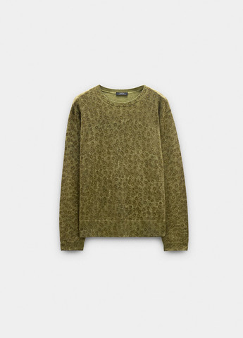 Оливковый демисезонный свитер Parfois