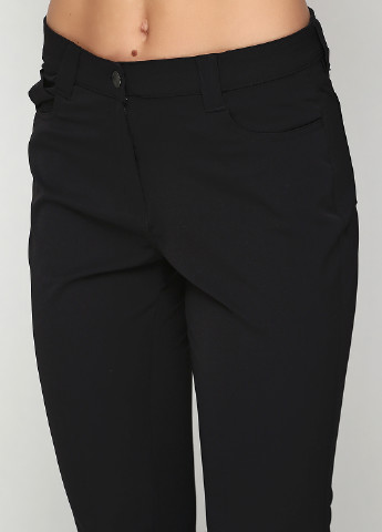 Черные кэжуал демисезонные прямые брюки Crivit