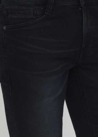 Джинси Mustang середня талія однотонні чорні джинсові