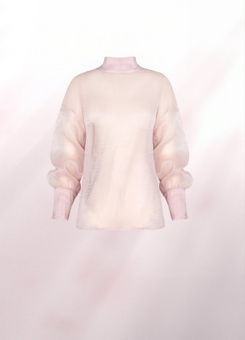 Розовая демисезонная блуза Gepur