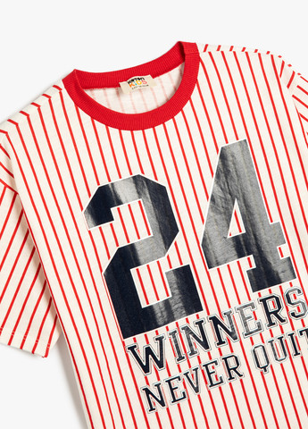 Біла літня футболка KOTON