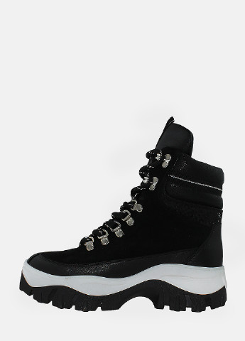 Зимние ботинки rf01122 черный Favi из натуральной замши