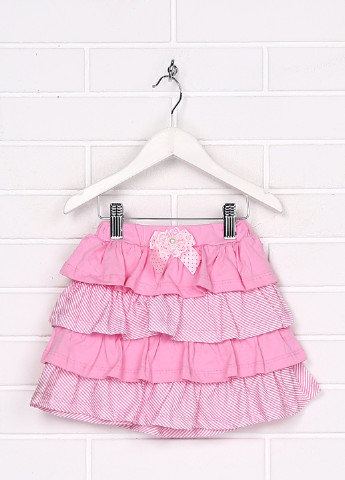 Розовая кэжуал в полоску юбка Bonito мини