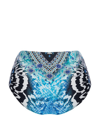 Цветные купальные трусики с абстрактным узором Marc & André