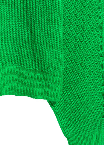 Зеленый зимний джемпер джемпер H&M
