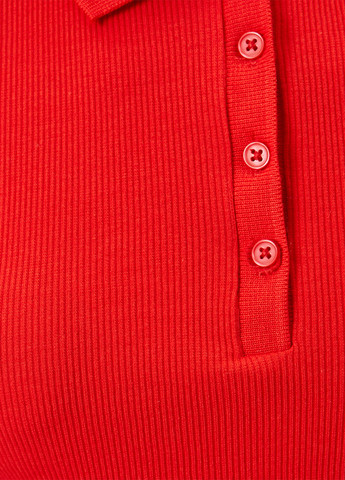 Красная женская футболка-футболка KOTON однотонная