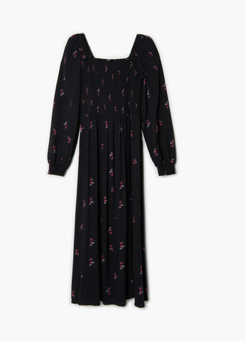 Чорна кежуал сукня Cropp з квітковим принтом