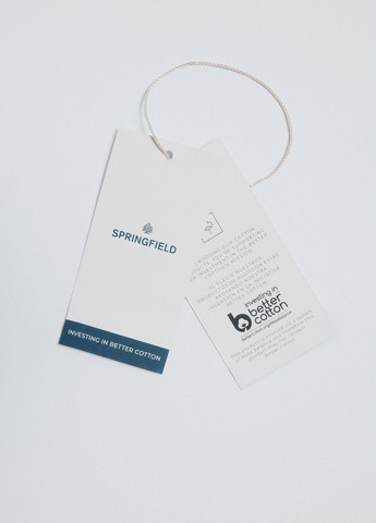 Светло-зеленая классическая, кэжуал рубашка однотонная Springfield