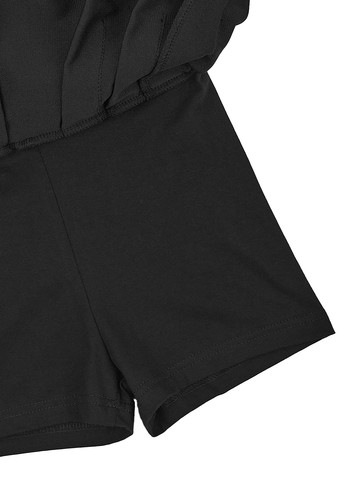 Черный демисезонный костюм (толстовка, юбка-шорты) юбочный, с шортами Garnamama