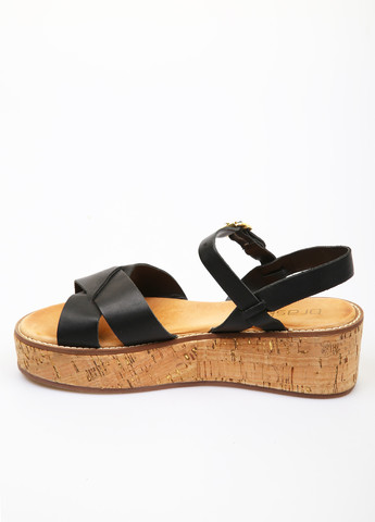 Черные босоножки Braska с ремешком