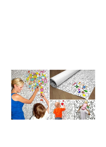 Шпалери розмальовки Веселі коти, 60х100 см Pasportu (257642675)