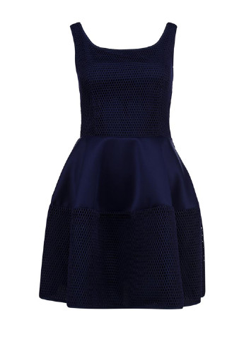 Темно-синее кэжуал платье Lamania однотонное