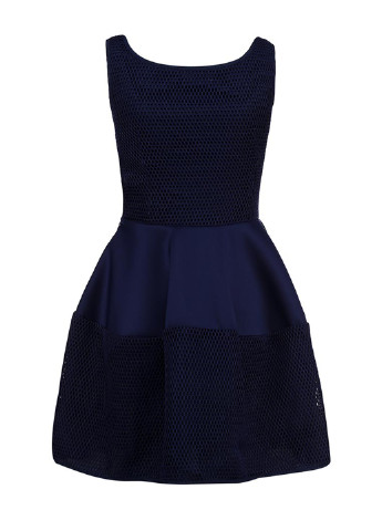 Темно-синее кэжуал платье Lamania однотонное