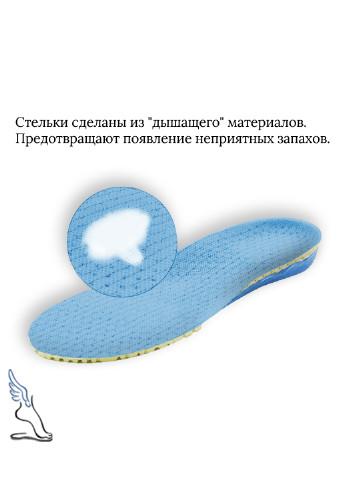 Дихаючі амортизаційні устілки для взуття з каркасною підтримкою стопи для занять спортом 40-43р (26.5-28 см) No Brand (252296275)