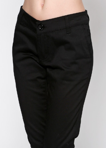 Черные кэжуал демисезонные брюки Giorgio di Mare