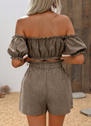 Костюм (топ, шорты) SHEIN (341286206)