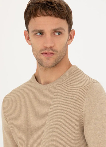 Бежевий демісезонний джемпер джемпер Pierre Cardin