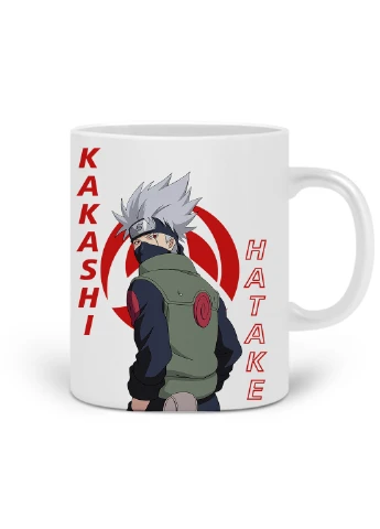 Кружка Гатаке Какаши Наруто (Hatake Kakashi) 330 мл горнятко керамічне (20259-2820) MobiPrint (221743198)