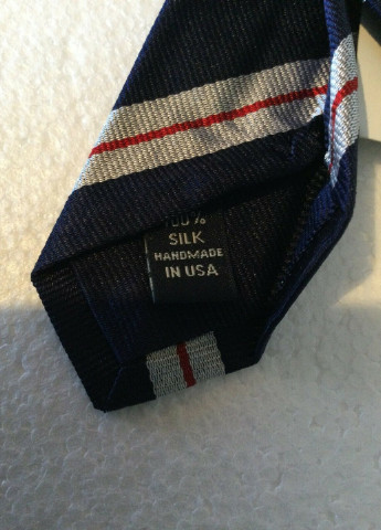 Краватка Guideboat Company стандартний смужка синя шовк
