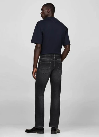 Черные демисезонные зауженные джинсы Tommy Hilfiger
