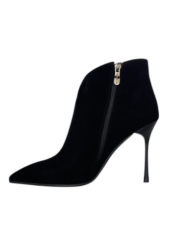 Осенние ботинки Melanda.M без декора из натуральной замши