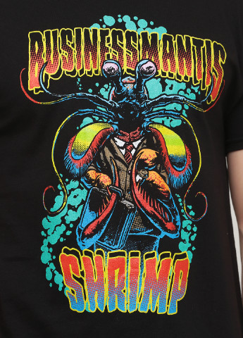 Чорна футболка Hanes