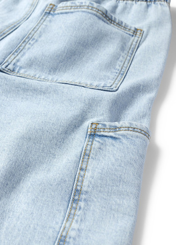Голубые демисезонные карго джинсы C&A
