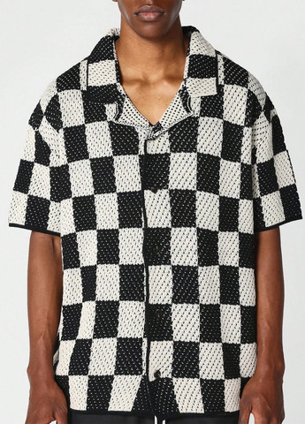 Цветная кэжуал рубашка в клетку SHEIN