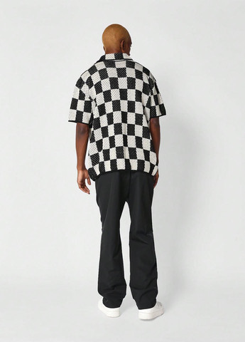 Цветная кэжуал рубашка в клетку SHEIN