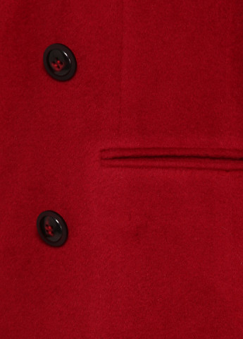 Червоне демісезонне Пальто без капюшона Maresima