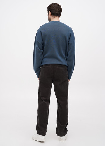 Темно-серые кэжуал демисезонные прямые брюки Reserved