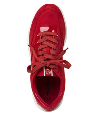 Червоні осінні кросівки Tamaris