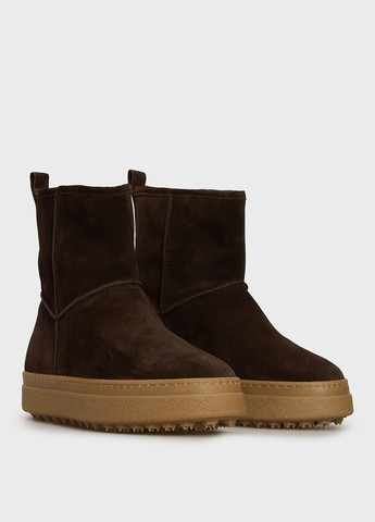 Зимние ботинки Gant с логотипом из натуральной замши