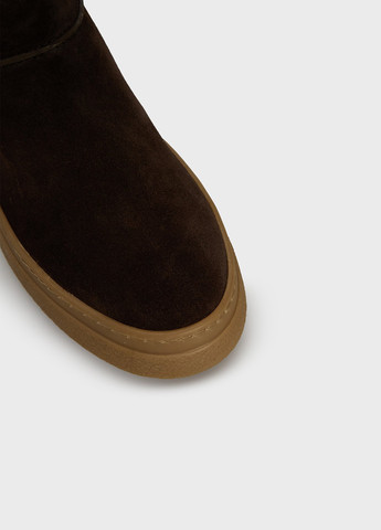 Зимние ботинки Gant с логотипом из натуральной замши