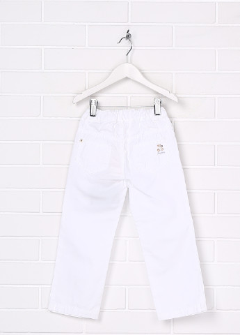 Белые демисезонные прямые джинсы Amore