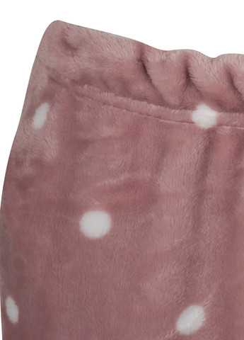 Розово-коричневая зимняя пижама (свитшот, брюки) dexter's