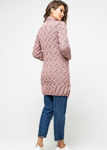 В'язаний кардиган "Лало" - Пудра Prima Fashion Knit рост 175 см, размер 42-44 (231625987)