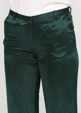 Темно-зеленые кэжуал демисезонные клеш брюки & Other Stories