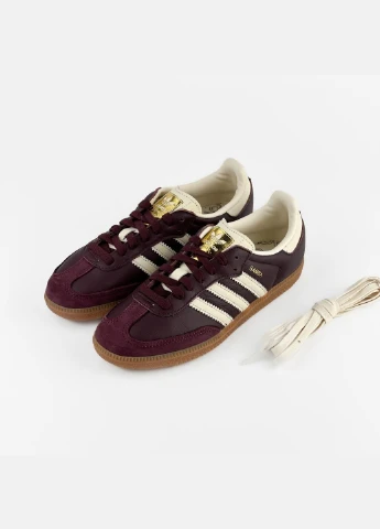 Коричневі кросівки id0477 adidas Samba OG Maroon