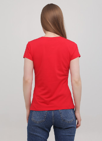 Красная летняя футболка Monte Cervino