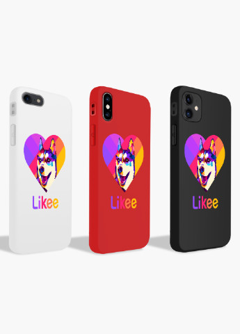 Чохол силіконовий Apple Iphone 8 Лайк Лайка (Likee) (6151-1598) MobiPrint (219510716)