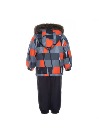 Черный зимний комплект зимний (куртка + полукомбинезон) avery Huppa