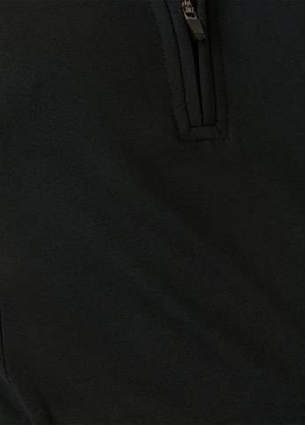 Свитшот KOTON - Приталенный крой однотонный черный кэжуал полиэстер, трикотаж - (264298378)