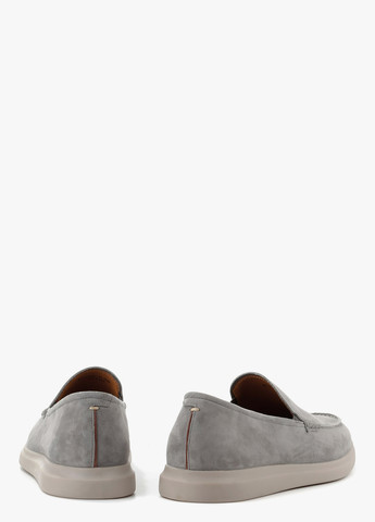 Серые классические, кэжуал туфли Le'BERDES без шнурков