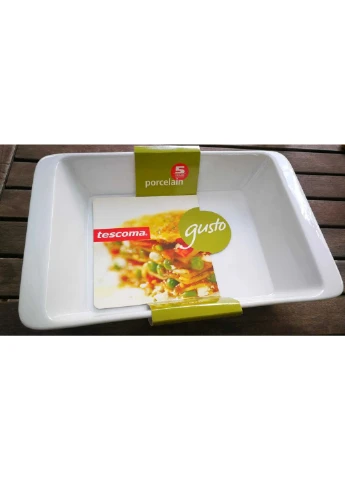 Форма фарфоровая для выпечки Gusto 40х26 см белая Tescoma (255277471)