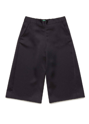 Черные кэжуал демисезонные прямые брюки United Colors of Benetton